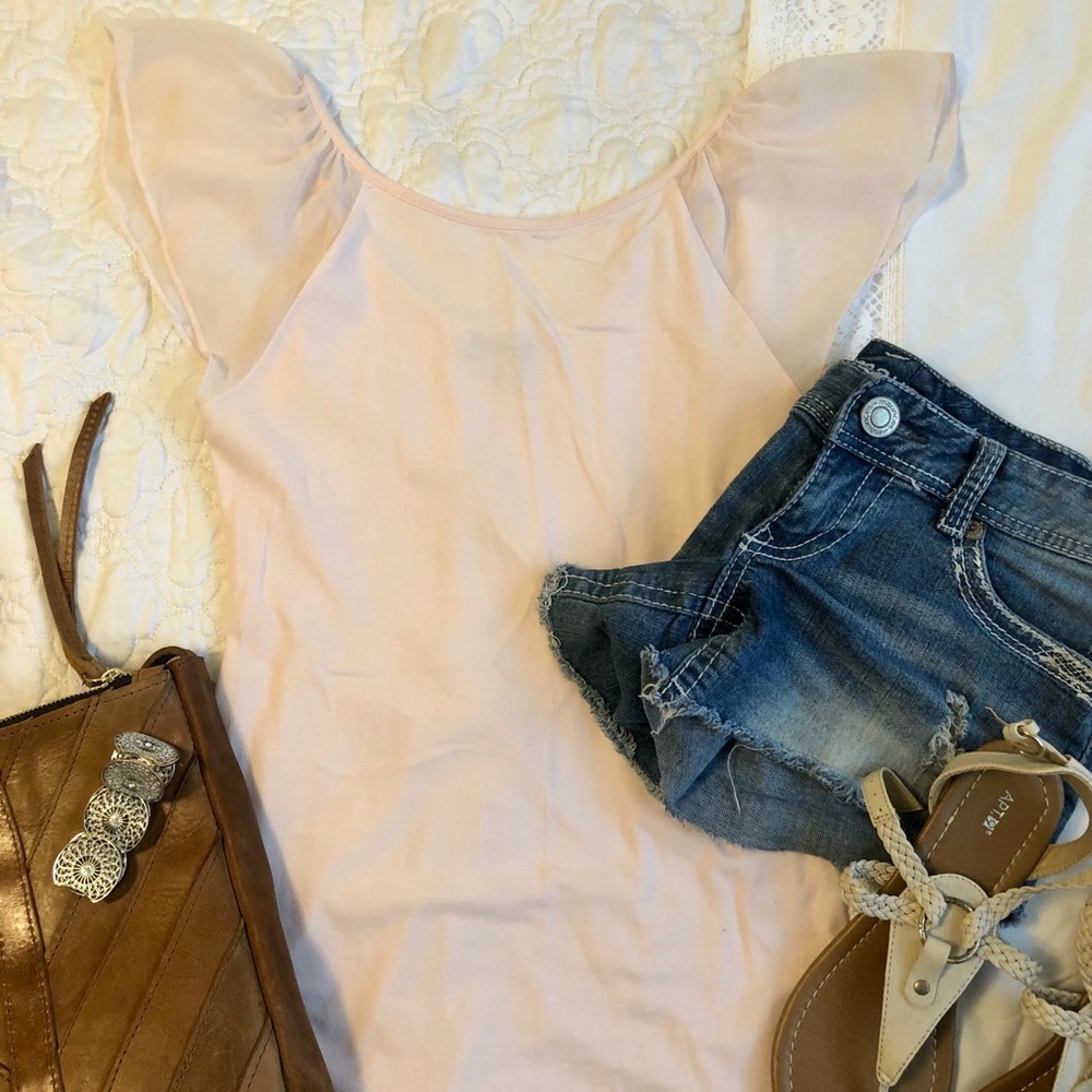 Women’s Express light pink shirt blouse XS